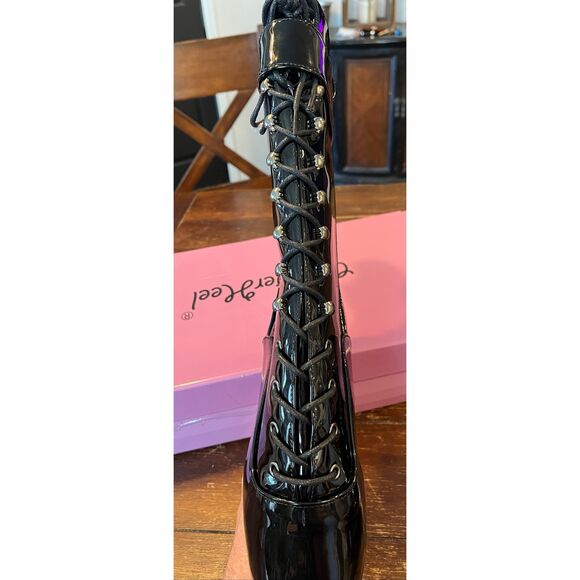 WonderHeel Womens Padlocks Ballet Boots -10.5 - Picture 4 of 8